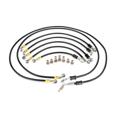 Suzuki GSX1250 FA ABS 2010-2014 Flexible ABS Replacement Brake Lines HEL Stainless Steel Braided